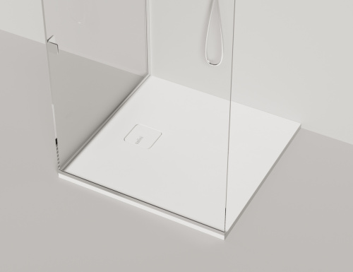 Душевой поддон из искусственного камня Salini OASI 120321M 90х90 белый - фото 4